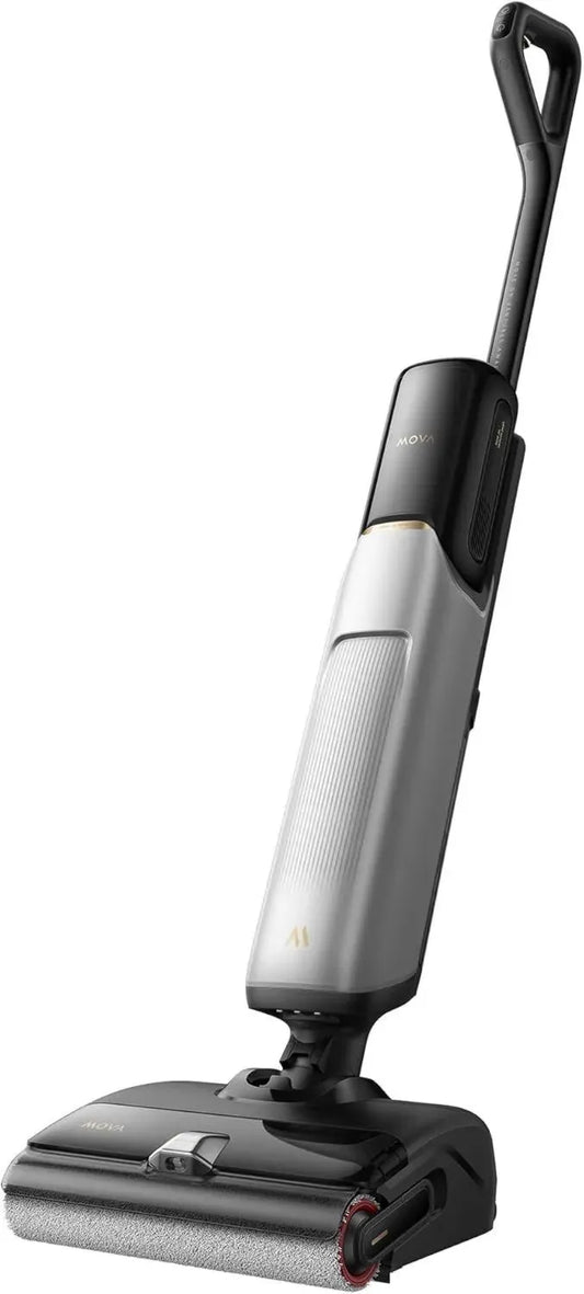 Aspirateur Mova X4 Pro 2-en-1, Nettoyage à Chaud, Anti-Enchevêtrement, Auto-Nettoyage, Puissance 20 kPa, Station de Charge, Brosse LED, Double Bords, Ajustement Automatique